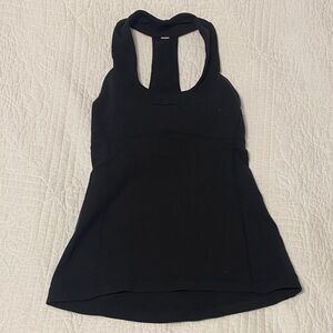 Lululemon Athletica Black Racerback Tank Top